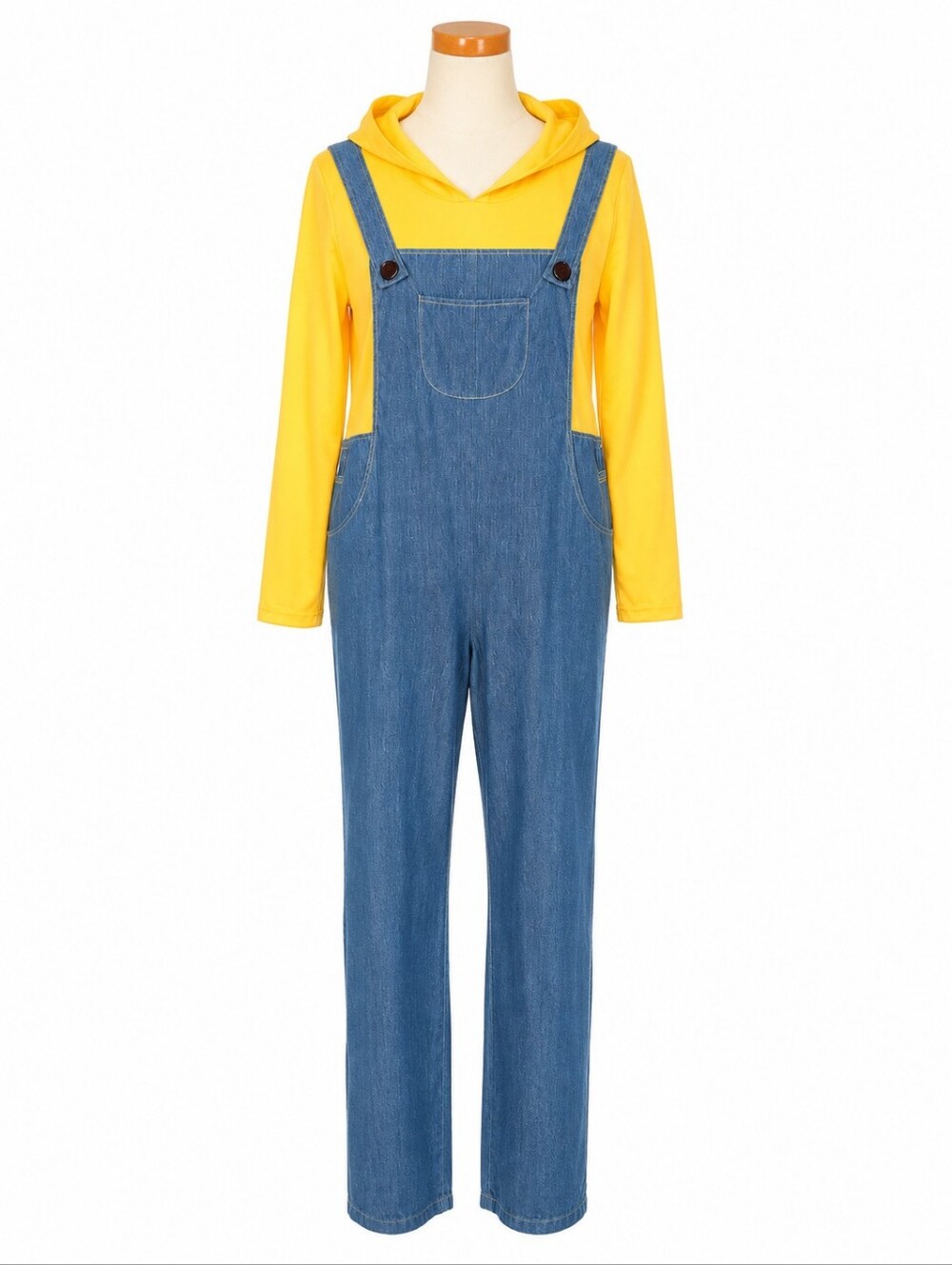 Amscan Minion Costume Women's L 12-14 Despicable Me Hooded Jumpsuit Halloween